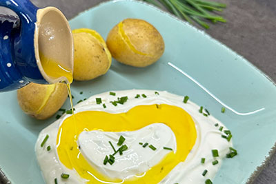 Pellkartoffeln mit Quark Pellkartoffeln mit Quark