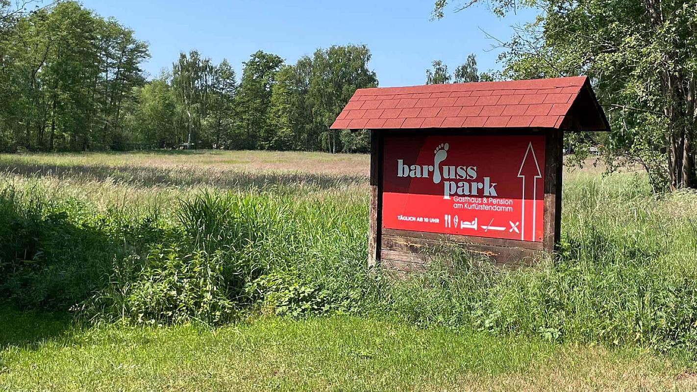Pension im Barfuss-Park