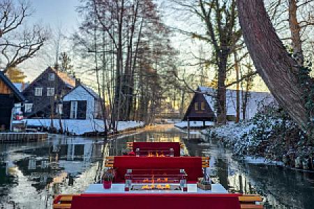 Kaminkahnfahrt im Winter in Burg