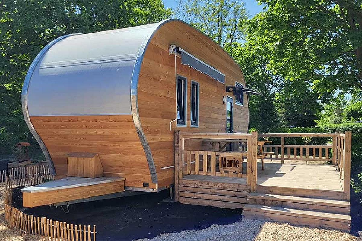 EuroCamp Spreewaldtor GmbH - tiny-house-seitenansicht