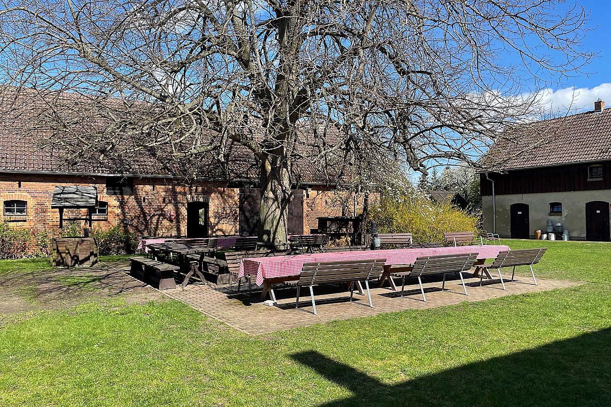 Touristinformation Schlepzig - bauernmuseum-schlepzig-sitzecke-freiluft-unterm-baum_sia_20240406_11