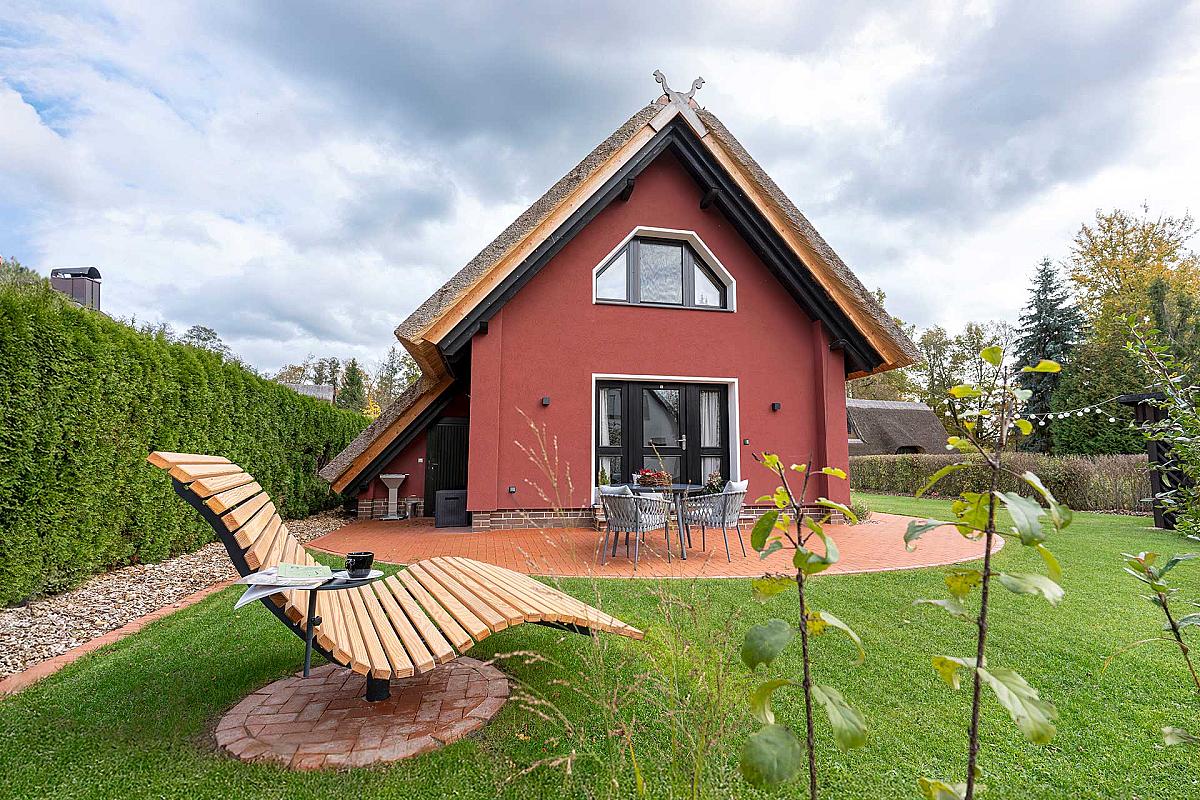 Ferienhäuser Spreewaldromantik - sonnenliege-ferienhaus-drei