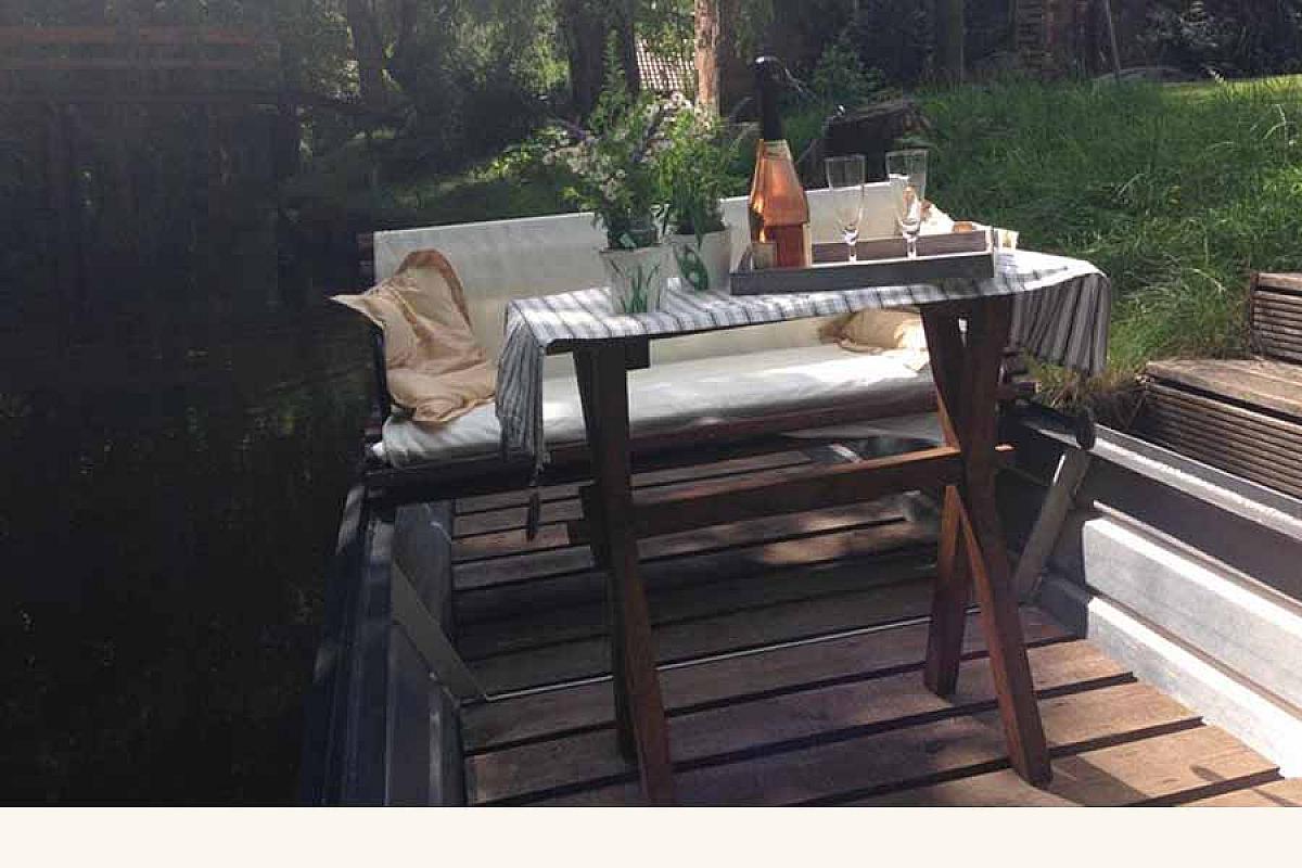 Exklusive Ferienwohnung am kleinen Leineweberfließ - exklusives-ferienhaus-kahnfahrt-sekt