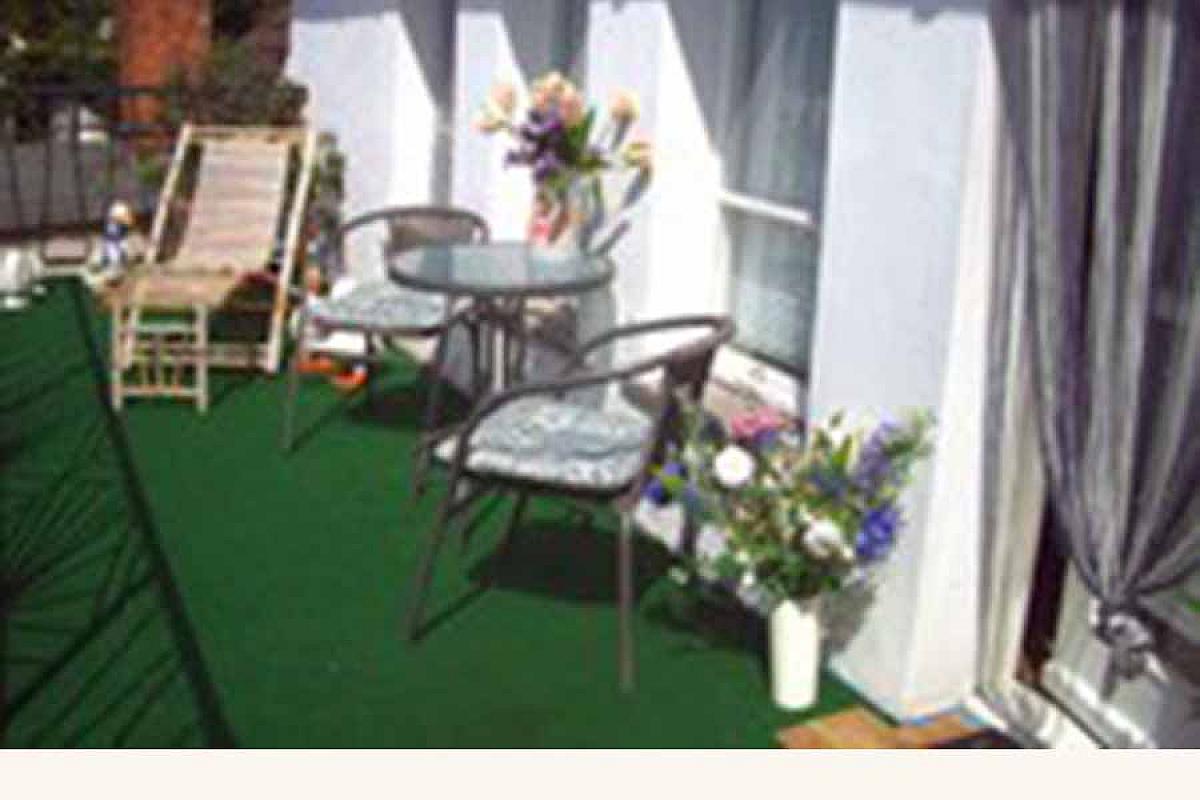 Pension Spreewaldengel - Die_Balkonterrasse_der_Ferienwohnunga