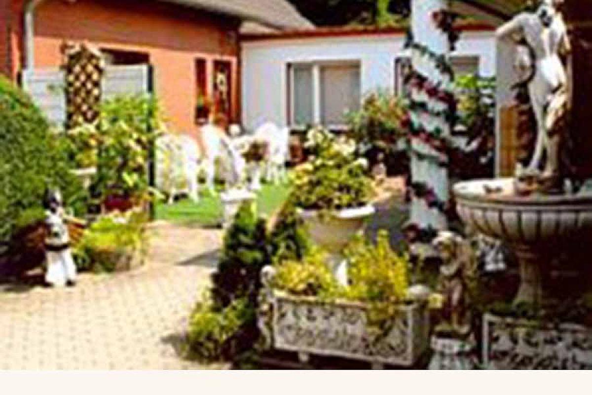 Pension Spreewaldengel - Blick_auf_Sommerterrassea
