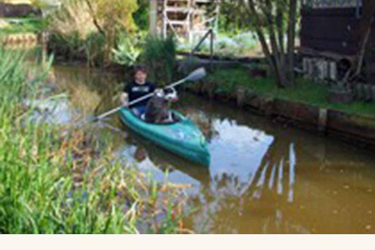 Pension Spreewaldengel - Paddelboot_auf_der_Kamskea