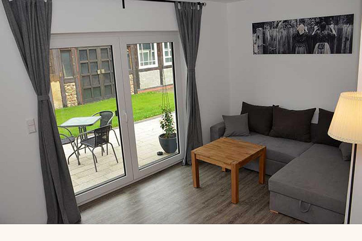 Spreewaldpension Hahn - pension-hahn-wohnbereich-terrasse